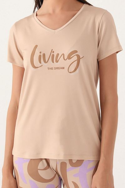 Arnetta 2911 Living - Σετ γυναικεία κοντομάνικη πιτζάμες