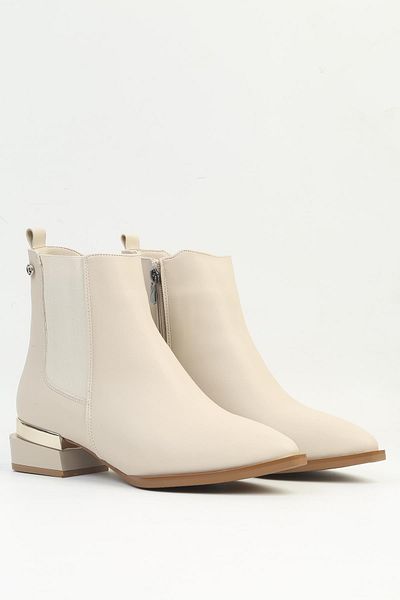Pierre Cardin ® |   PC-54006 Γυναικείες Κρεμ Μποτάκια