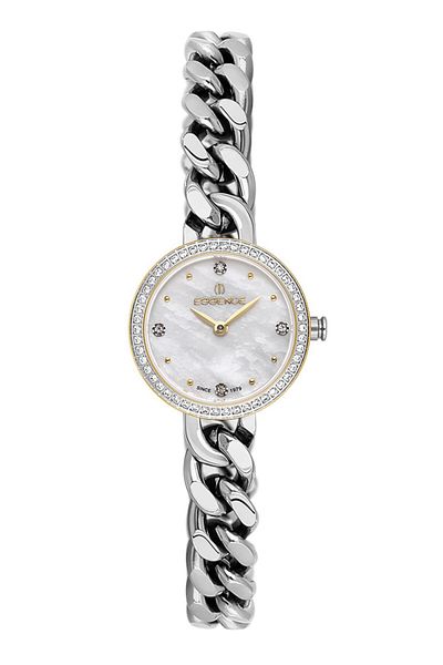 Essence D1212.220 - Women's Steel Wristwatch with Rhinestones and Mother of Pearl Dial