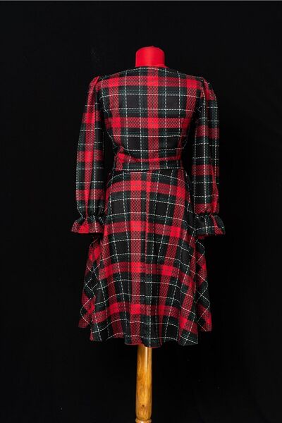 Sihirli Düğmeler Retro Elbise