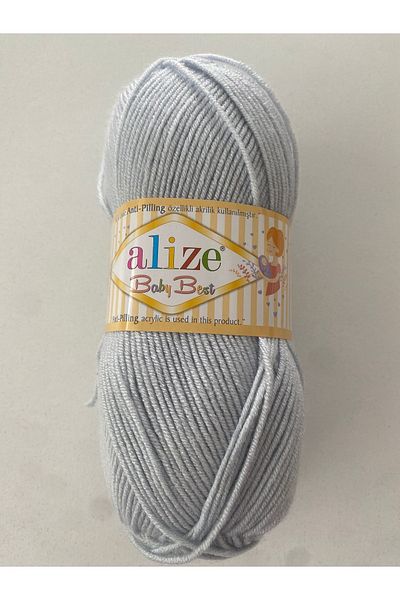 Alize Baby Best 224 Light Gray Antipilling