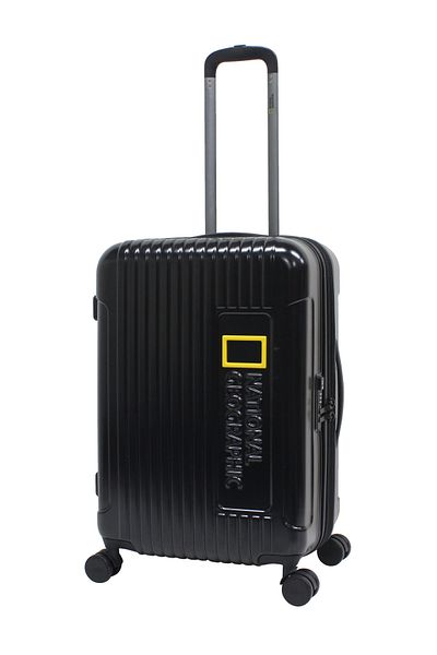 NATIONAL GEOGRAPHIC Canyon Luggage Trolley Medium Check-In Black