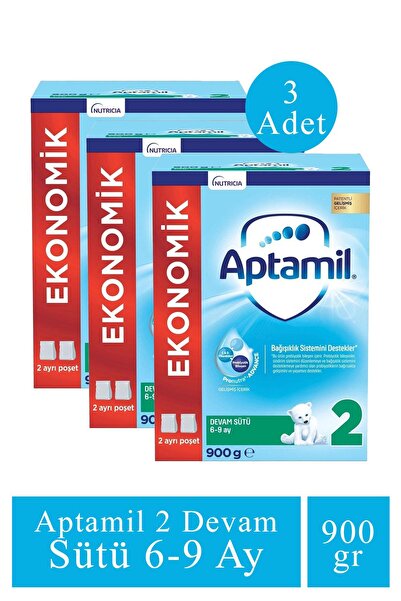 Aptamil 2 Devam Sütü 6-9 Ay 900 gr 3 Adet