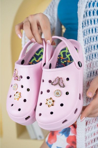 PLN SHOES High Sized Hospital Cook Nurse Doctor Slippers Cross With Massage Base