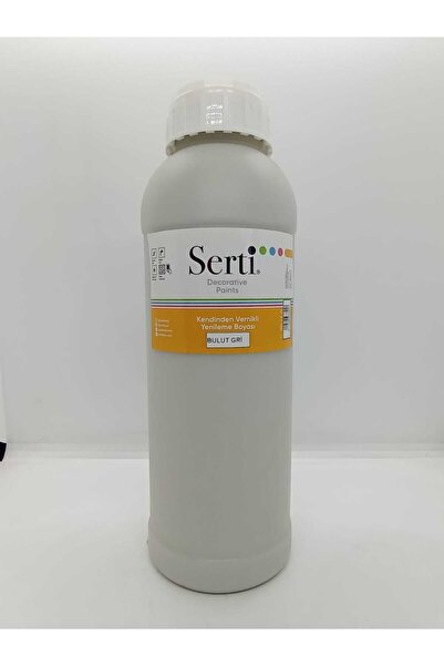 Serti Hobby Paint Kendinden Vernikli Yenileme Boyası BULUT GRİ