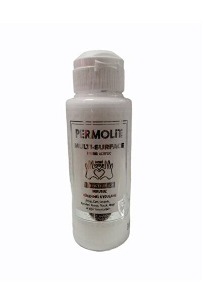 Permolit Beyaz Hobi Boyası Multı-surface Akrilik Boya Tüm Yüzeyler Için Kokus...