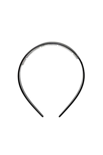 Roberta Lorenz Acetate Crown - Black Crystal Stone Detailed