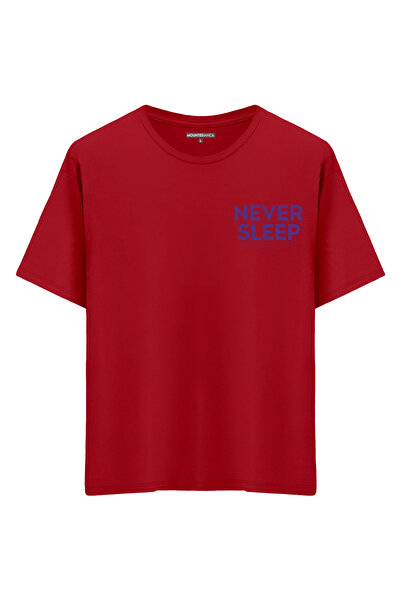 Mounte Bianca Unisex Nikada ne spavaj - Oversize kroj T-shirt