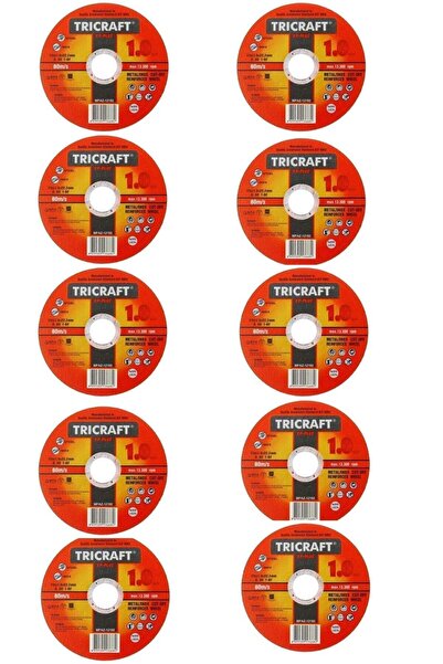 Genel Markalar 10 Adet Trıcraft 115x1x22.23 Mm Inox Kesici (MEŞEM-3301) 10 Adet