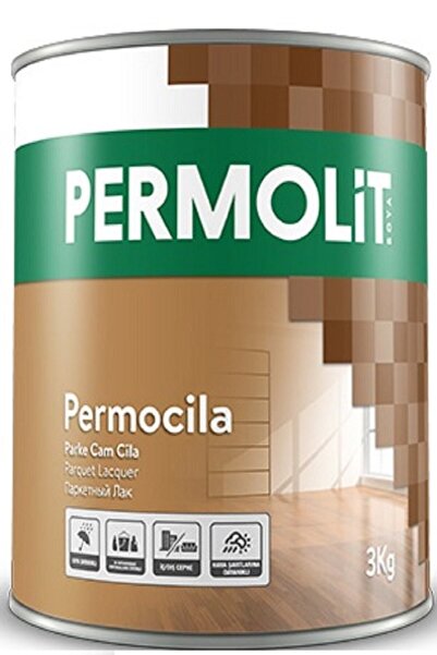 Permolit Permocila Parke Cam Cila 2,50 Lt Şeffaf - Parlak