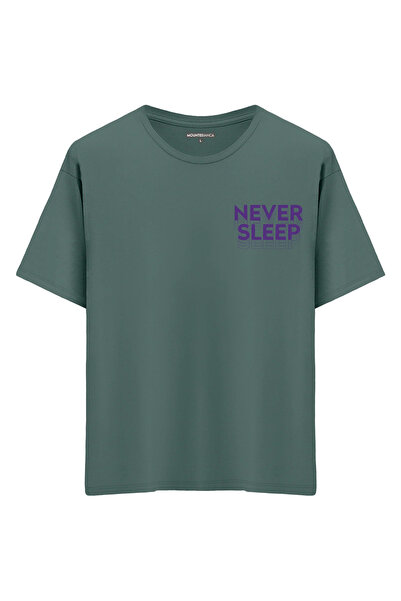 Mounte Bianca Unisex Nikada ne spavaj - Oversize kroj T-shirt