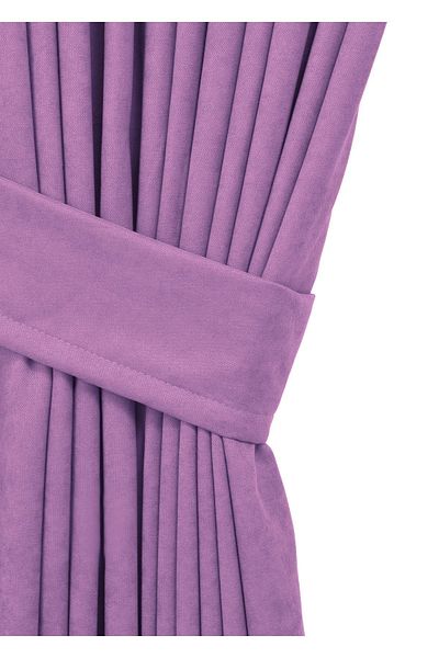 cheap's home Velvet Woven - Honeycomb Textured, Regular Background Curtain (1 x 2.5) (LILA)