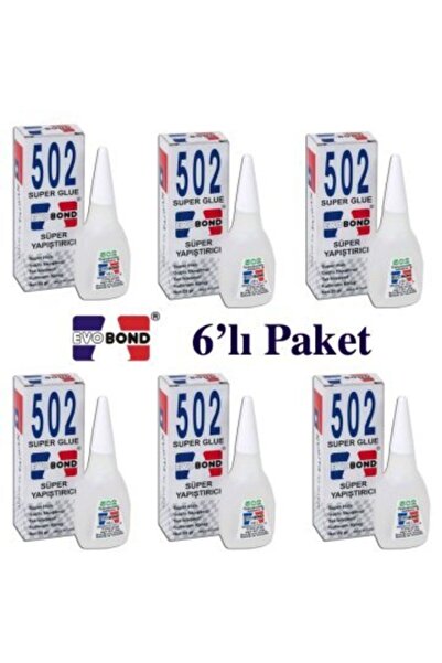 Original Evo Evo Bond 502 Super Japanese Adhesive 20 Gr X6