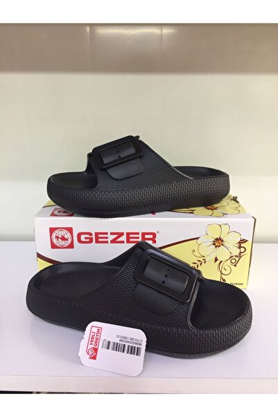 GEZER siyah tokalı eva terlik