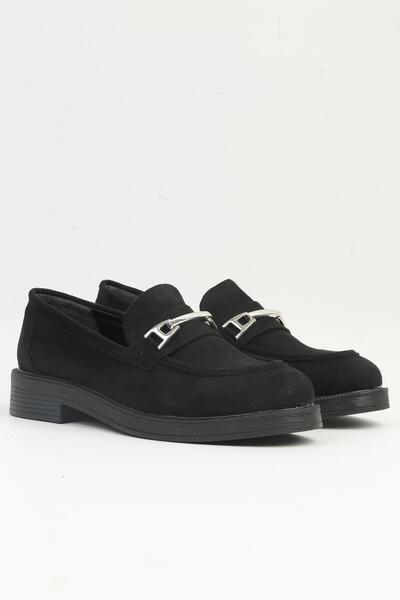 Pierre Cardin ® | PC-54169  Siyah Süet Kadın Günlük Ayakkabı