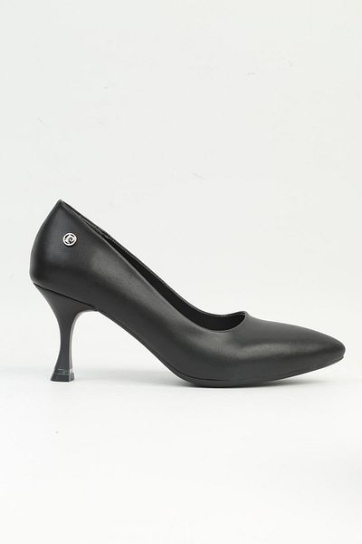 Pierre Cardin PC-54219 Μοντέλο Μαύρα Παπούτσια με τακούνι