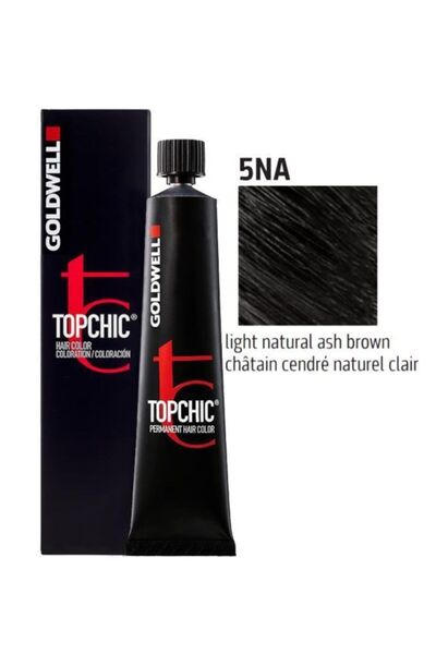 GOLDWELL 5NA Açık Kestane Kahve Külü Naturel Kalıcı Saç Boyası 60 ml