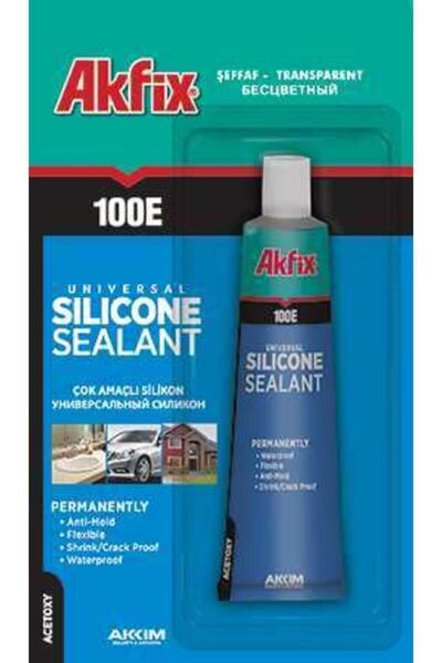 Genel Markalar 100e Genel Amaçlı Şeffaf Tüp Silikon (50gr)