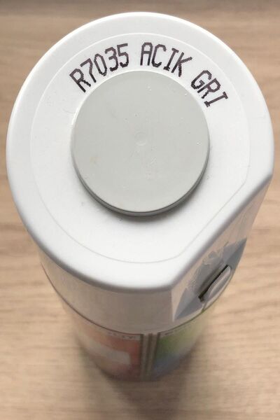 Akçalı Sprey Boya Açık Gri 400ml