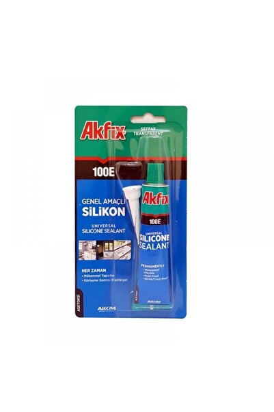 Akfix 100 E Genel Amaçlı Şeffaf Silikon