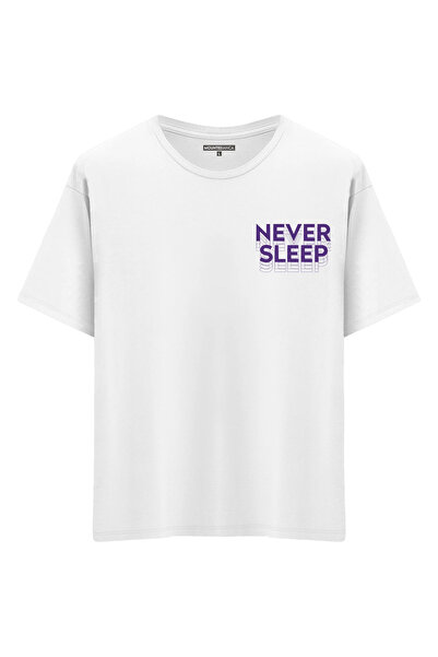 Mounte Bianca Unisex Nikada ne spavaj - Oversize kroj T-shirt