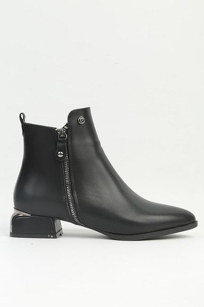 Pierre Cardin Πιέρ Κρντιν ® |   PC-54020 Γυναικείες μαύρες δερμάτινες μπότες