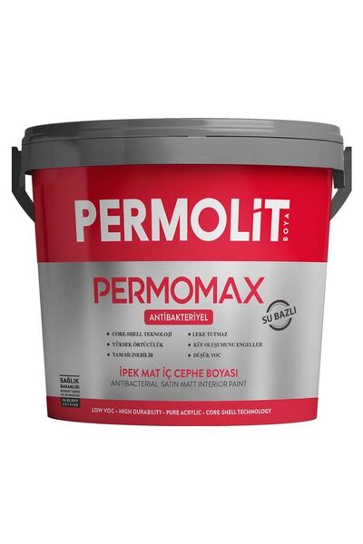 Permolit Permomax Antibakteriyel Silikonlu Ipek Mat Iç Cephe Boyası
