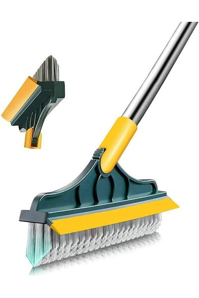 NesShine Floor Corner Cleaning Brush - Triangle Rotating Head, Hard Tip