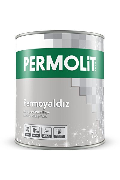 Permolit Isıya Dayanıklı Dekoratif Yaldız Boya ALÜMİNYUM 0.250 Lt.