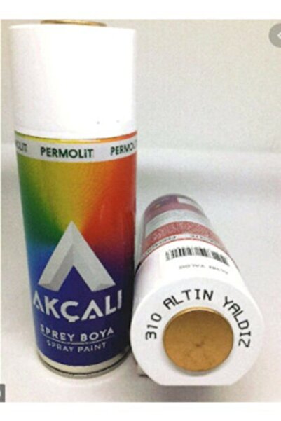 Akçalı Sprey Boya 400 Ml 310 Altın Yaldız 2 Adet