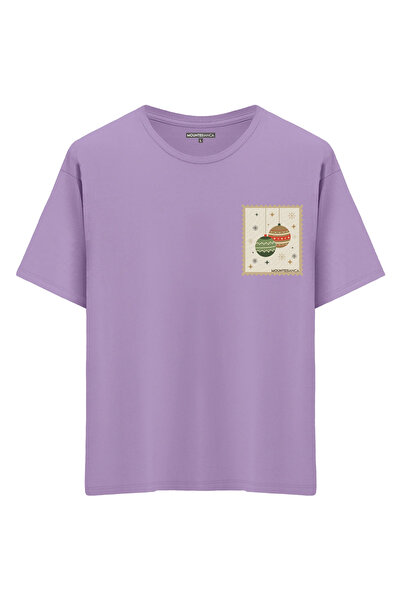 Mounte Bianca Unisex novogodišnje lopte - Oversize kroj T-shirt