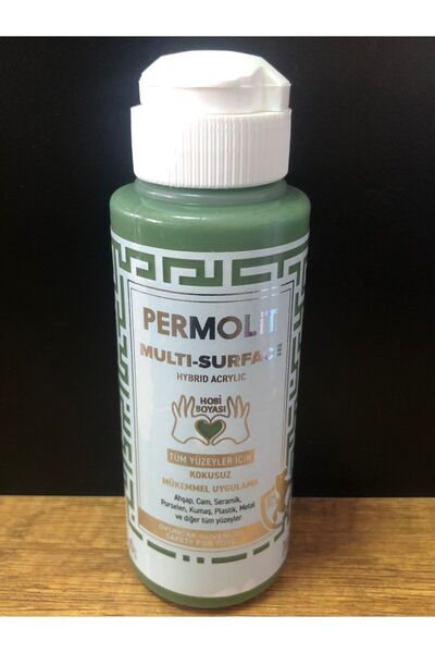 Permolit Multi-surface Akrilik Hobi Boyası 120 Ml Cam-plastik-taş-ahşap-tuval...