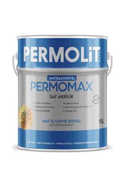 Permolit Permomax Antibakteriyel Mat Iç Cephe Boyası 15 Lt
