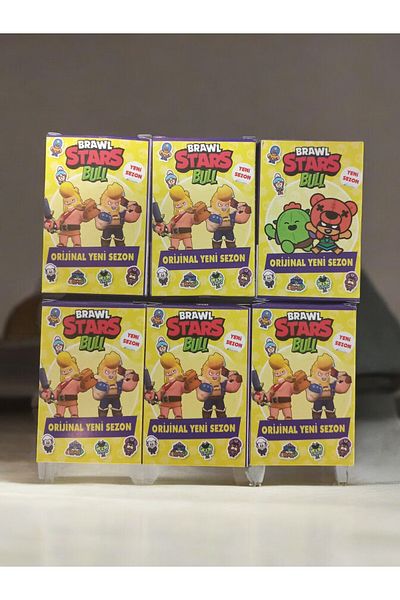 RedroX Bravl Stars Bull 2025 New Series - 6 Mini Box with 60 Game Cards Inside