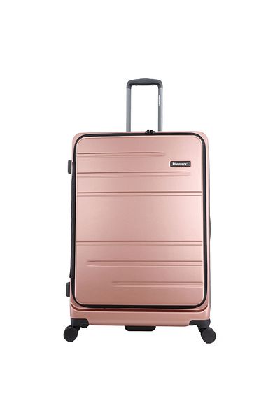 Discovery Patrol Large, TSA Lock, Expandable, 4 Double Wheels, 28 Inch Pink