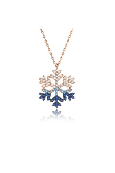 Karem Jewellery Kar Tanesi Gümüş Kaplama Kadın Kolye