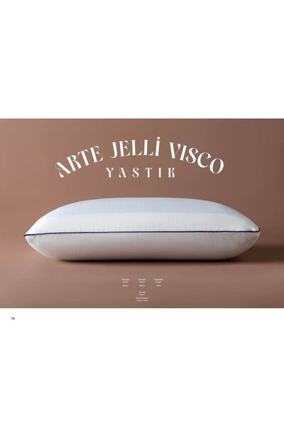 ARTE BEDDİNG Jelli Yastık - Visco Jelli Yastık - Klimalı Visco Yastık - Terle...
