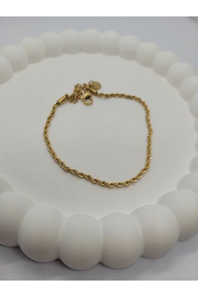 LİLİA Steel Thin Twist Bracelet