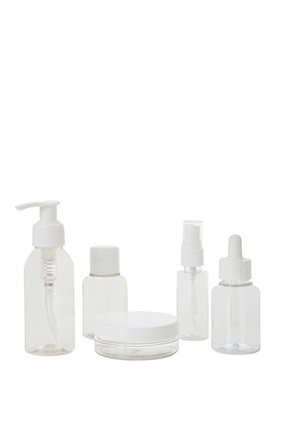 makrobay Seyahat Kiti-5'li Doldurulabilir Şişe Seti Kozmetik Kutu