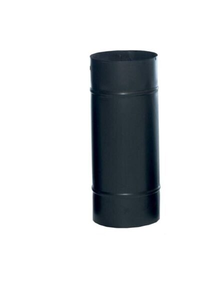 öz çancı 50 cm Siyah Mat Emaye Soba Baca Borusu şömine Için Uygun