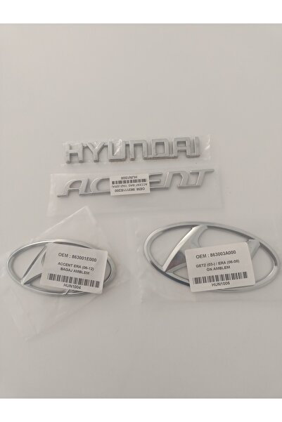 Passenger Car Oto Yedek Parça HYUNDAİ ACCENT BAGAJ YAZISI ACCENT ERA ÖN ARKA ...