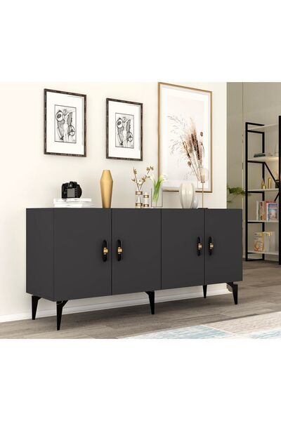 DEMONTE DECOR PLUS KONSOL ANTRASİT-ANTRASİT