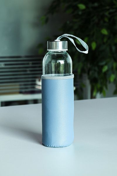 Trendmiya 500 ml Water Bottle with Leather Cover