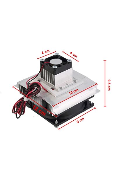 Roboyol Store Termo Elektrik Peltier Soğutucu Sistem DC 12V 6A 60W Mini Klima...