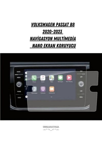 UniqAnatolia Volkswagen Passat B8 8.5" Navigation Multimedia Nano Screen Protector
