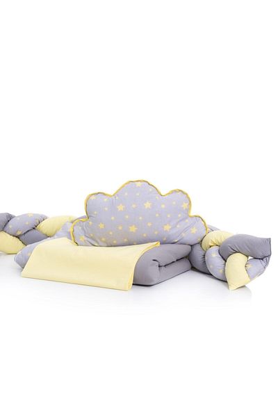Mini Baby Yellow Braided Star Baby Sleeping Set - 70X130