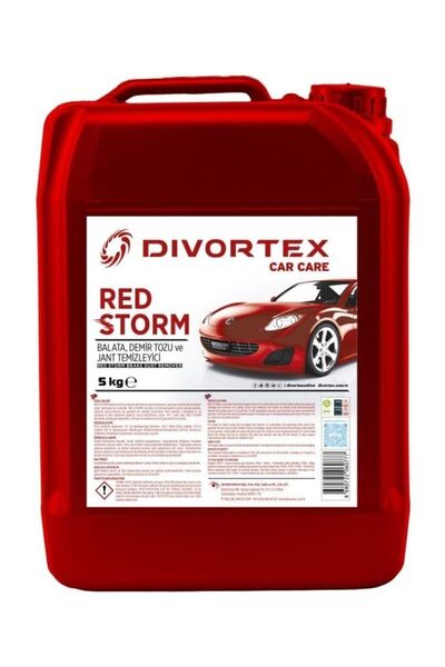 Divortex Red Storm Demir Tozu, Jant Temizleyici Iron Out 5 Kg.