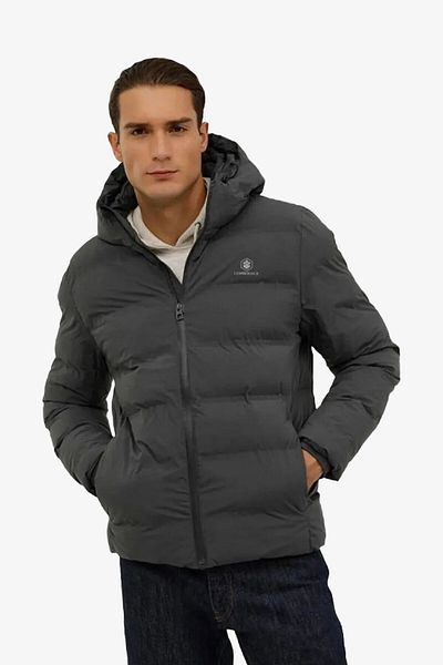 lumberjack Ανδρικό γκρι παλτό Nolan - 3w ml, 2sn22, 3pr, 101398676