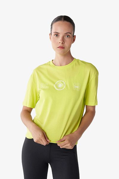 hummel Дамска тениска Icona Boxy Unity в жълто - Hmlt-ic 911866-6102