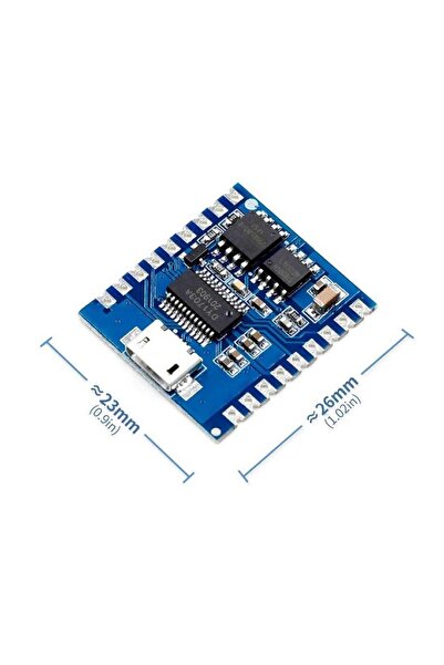 Genel Markalar Dy-sv17f Mp3 Wav Ses Çalma Modülü 4mbyte Hafıza Class D Amfi 5...